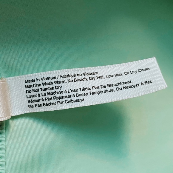 Wilfred Noe Bodysuit, Aritzia Swimsuit, Sz Small, Lime Green Tie Front Swimsuit - Picture 6 of 9